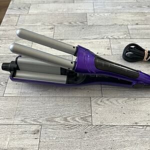 TIGI Bed Head A Wave We Go Hair Waver - PURPLE Curling Waves Iron BHC336FD
